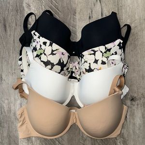 Auden Bra Bundle- T-Shirt & Everyday Bras- 36D
